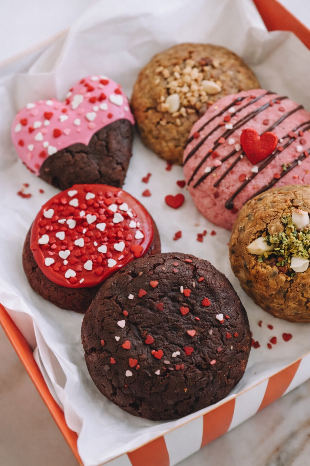 Szezám Valentin Cookie Box