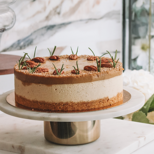 Pekándiós sajttorta