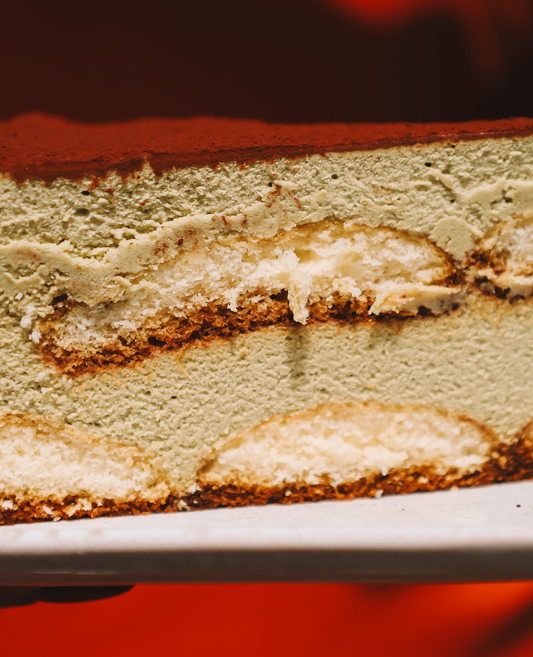 Pisztácia-tiramisu torta